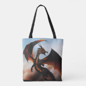 Amber Dragon Fantasy Tasche (Rückseite)