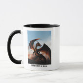 Amber Dragon Fantasy Tasse (Links)