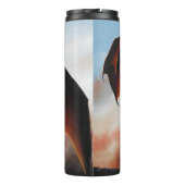 Amber Dragon Fantasy Thermosbecher (Rückseite)