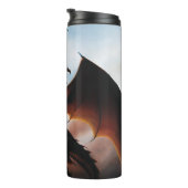 Amber Dragon Fantasy Thermosbecher (Nach rechts gedreht)