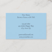 Amber Dragon Fantasy Visitenkarte (Rückseite)