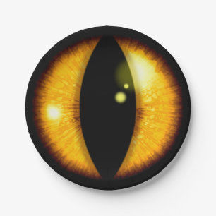 Amber Dragons Eye Pappteller