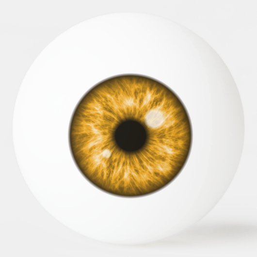 Amber Eye Funny Ping Pong Ball Tischtennisball (Vorderseite)