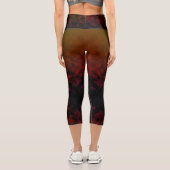 Amber Fade Capri Leggings (Rückseite)