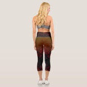 Amber Fade Capri Leggings (Rückseite)