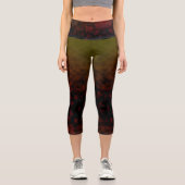Amber Fade Capri Leggings (Vorderseite)