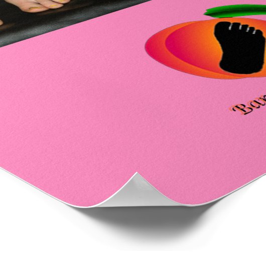 Amber Feet Collage Poster (Ecke)