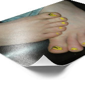 Amber Feet Fotodruck (Ecke)