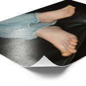 Amber Feet Fotodruck (Ecke)