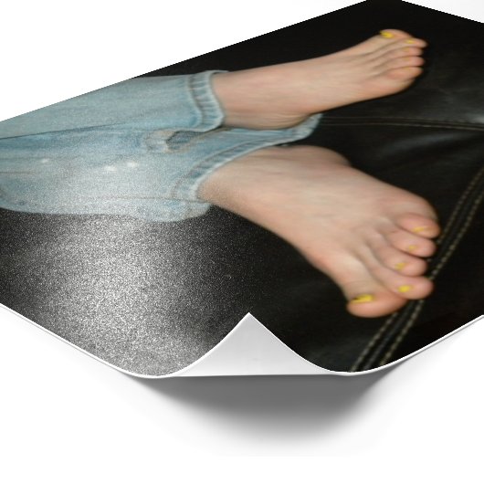 Amber Feet Fotodruck (Ecke)