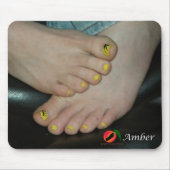 Amber Feet Mousepad (Vorne)