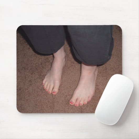 Amber Feet Mousepad (Mit Mouse)
