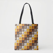 Amber Flame Polka Grid Tasche (Vorderseite)
