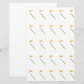 Amber-Flügel rund Briefpapier (Vorne/Hinten)