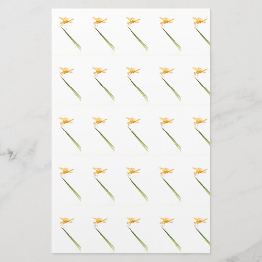 Amber-Flügel rund Briefpapier (Vorderseite)