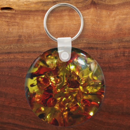 Amber Fossil Keychain Schlüsselanhänger (Vorderseite)