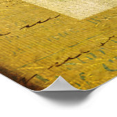 Amber Foxes Art Poster (Ecke)