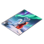 Amber & Frosty Aurora Magic Notebook Notizblock (Linke Seite)