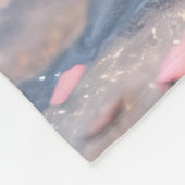 Amber & Frosty Cherry Blossom Penguin Blanket Fleecedecke (Ecke)