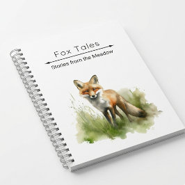 Amber Gaze: Meadow Fox, benutzerdefiniert Notizblock