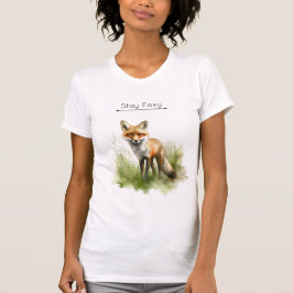 Amber Gaze: Meadow Fox, benutzerdefiniert T-Shirt