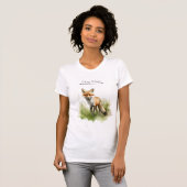 Amber Gaze: Meadow Fox, benutzerdefiniert T-Shirt (Vorne ganz)