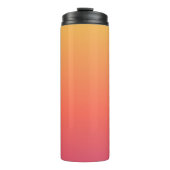 Amber gelbes Geschenk Sport Thermal Tumbler Thermosbecher (Vorderseite)