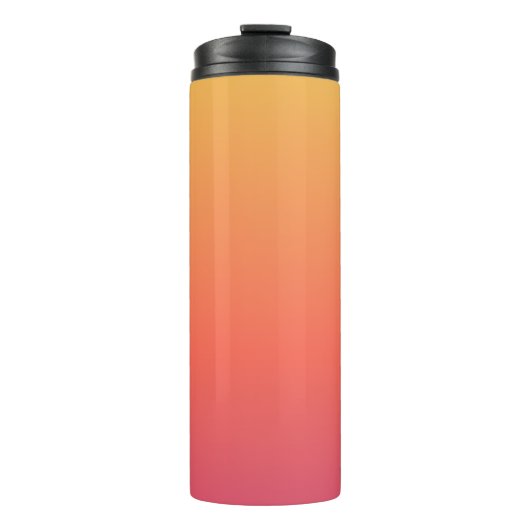 Amber gelbes Geschenk Sport Thermal Tumbler Thermosbecher (Vorderseite)