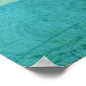 Amber Giraffe & Owl Art Poster (Ecke)