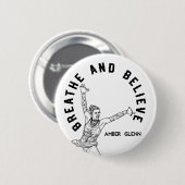 Amber Glenn Inspirierter Button (Vorne & Hinten)