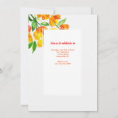 Amber Glory Foto Einladung (Rückseite)