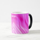 AMBER ~ GLOSSY 3D Pink Fraktal ~ Morphing Tasse (VorderseiteRechts)