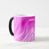 AMBER ~ GLOSSY 3D Pink Fraktal ~ Morphing Tasse (Vorderseite Links)