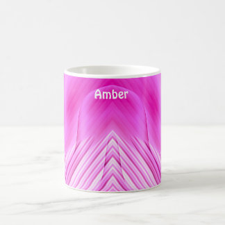 AMBER ~ GLOSSY 3D Pink Fraktal ~ Morphing Tasse