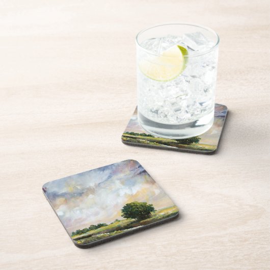 Amber Glow II Getränkeuntersetzer (Rechte Seite)