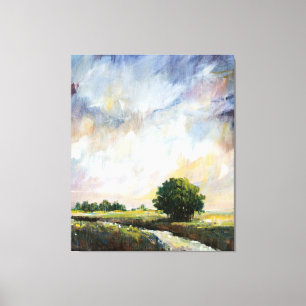 Amber Glow II Leinwanddruck