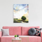 Amber Glow II Leinwanddruck (Insitu (Wohnzimmer))