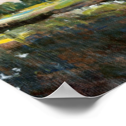 Amber Glow II Poster (Ecke)