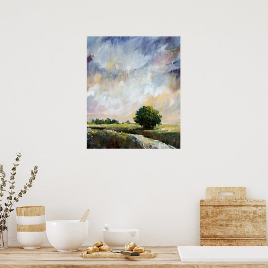 Amber Glow II Poster (Küche)