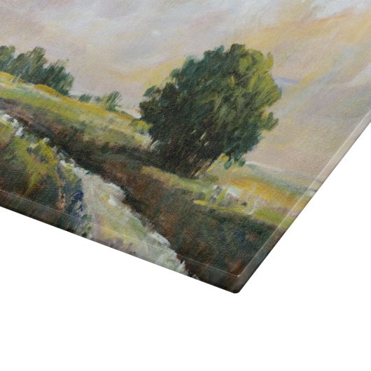 Amber Glow II Schneidebrett (Ecke)