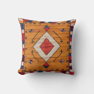 Amber Glow" marokkanische Kilim Kissen: Kissen