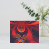 Amber Goddess Postkarte (Stehend Vorderseite)
