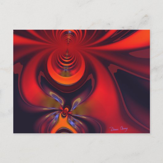 Amber Goddess Postkarte (Vorderseite)