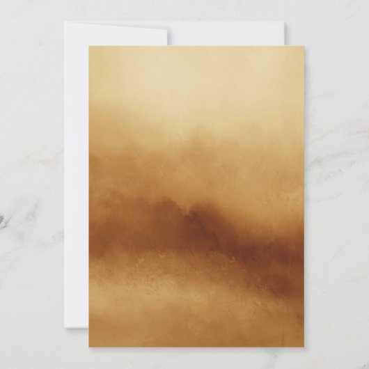 Amber Gold Crystal Foto Abschluss Ankündigung (Rückseite)