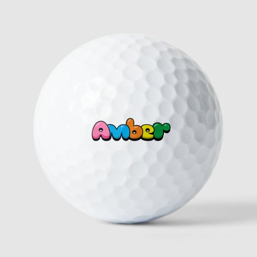 Amber Golfball (Vorderseite)