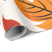 Amber Grove: Rustikale Blätter aus dem Herbst Geschenkpapier (Rolleneckpunkt)