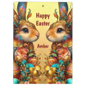 AMBER ~ HAPPY EASTER ~ EASTER BUNNIES ~ KLEMMBRETT (Rückseite)