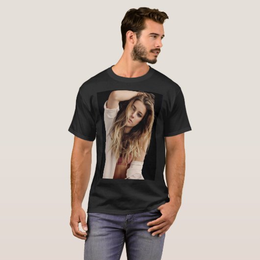 Amber Heard - Poster T-Shirt (Vorne ganz)