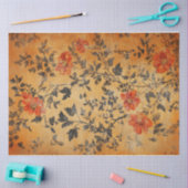 Amber Herbst Hintergrund Seidenpapier (Basteln)
