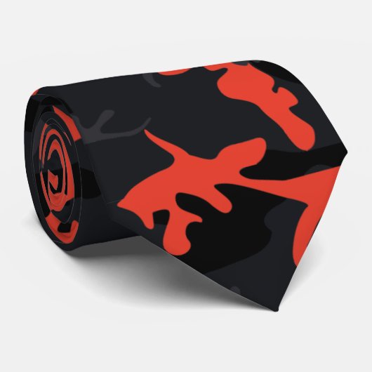 Amber Highlights Camouflage Krawatte (Gerollt)